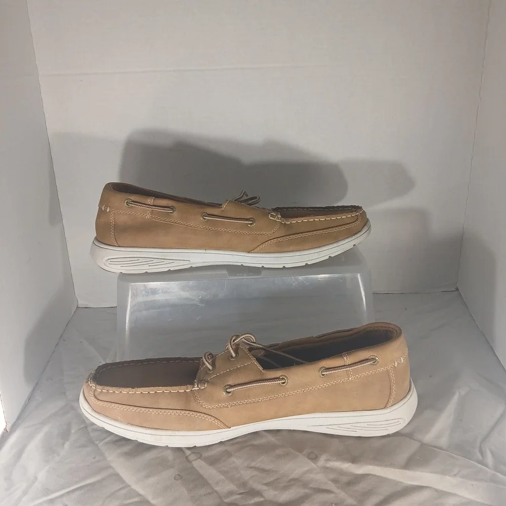 Eastland Benton Boat‎ Shoes 13 Tan Brown Nautical Casual Loafers 4601-08